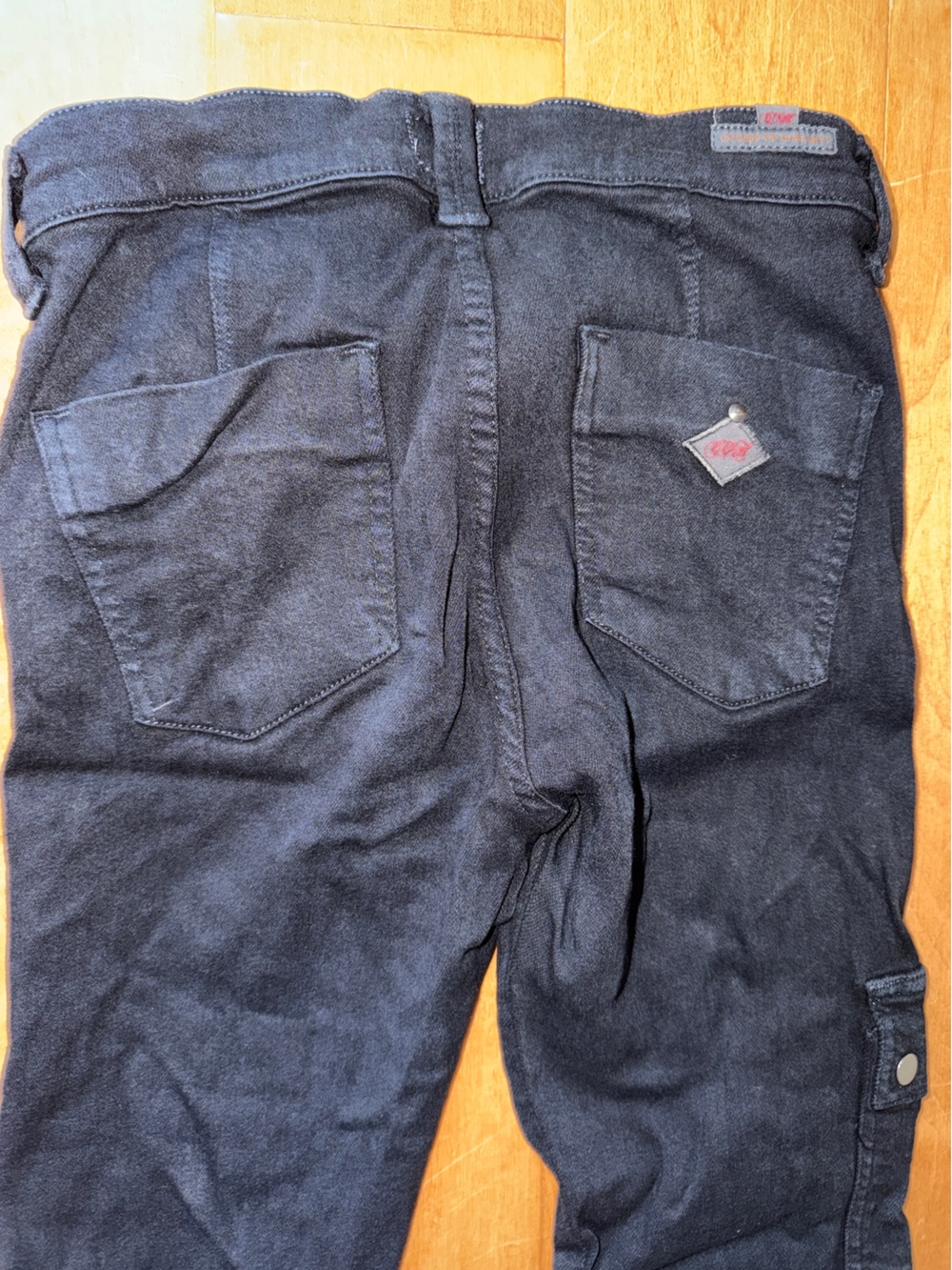 Citizens of Humanity COH "HOPE CARGO SKINNY" Jeans Black Cotton Style 1369-818 - Picture 13 of 15